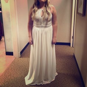 Ivory maxi dress